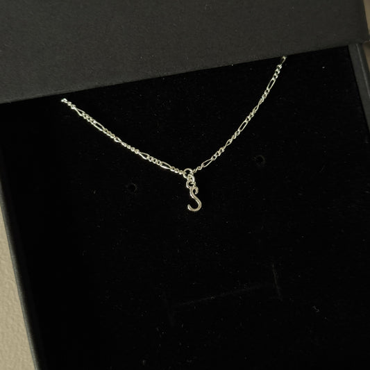 Sterling Silver Initial Charm Bracelet