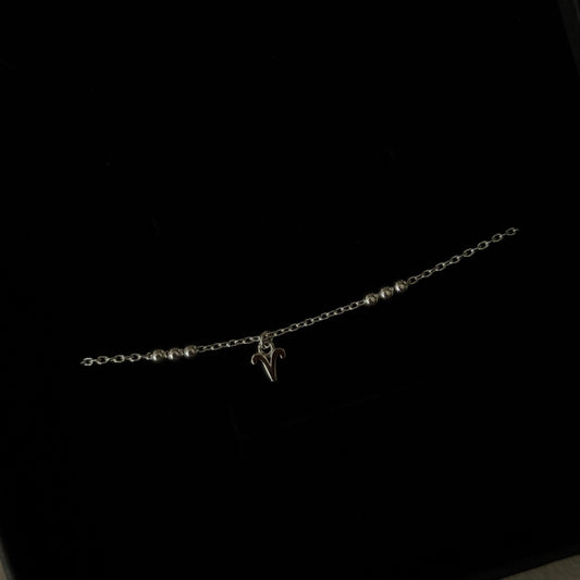 Sterling Silver Zodiac Charm Chain Bracelet