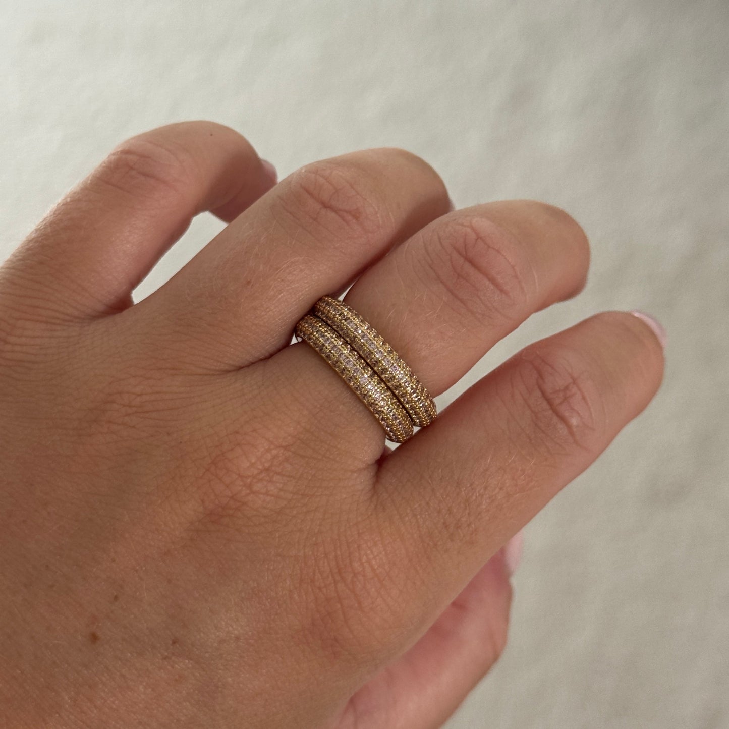 Crystal Pavé Ring