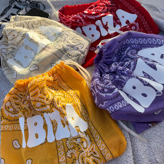 Bandana Drawstring Pouch